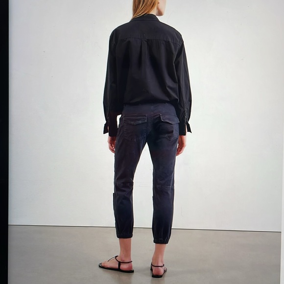 Nili Lotan Cropped Military Pant Size 6 Carbon Made In USA EUC - Picture 14 of 14